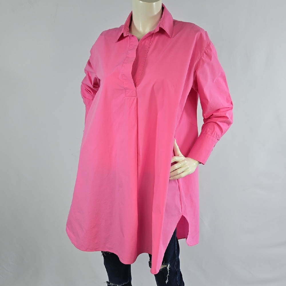 Splash Women's Vivid Pink Button Down Shirt